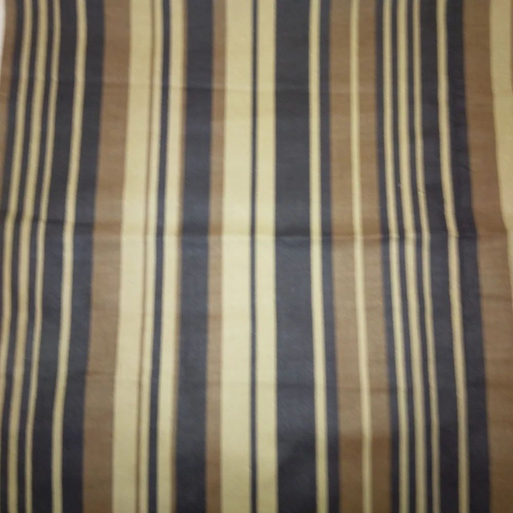 FABRIC Brown Twill Stripe, cotton, 1 yard